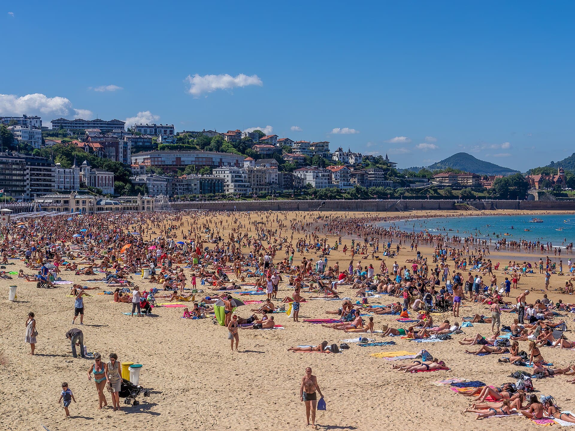 La Concha Bay, San Sebastián, Spain