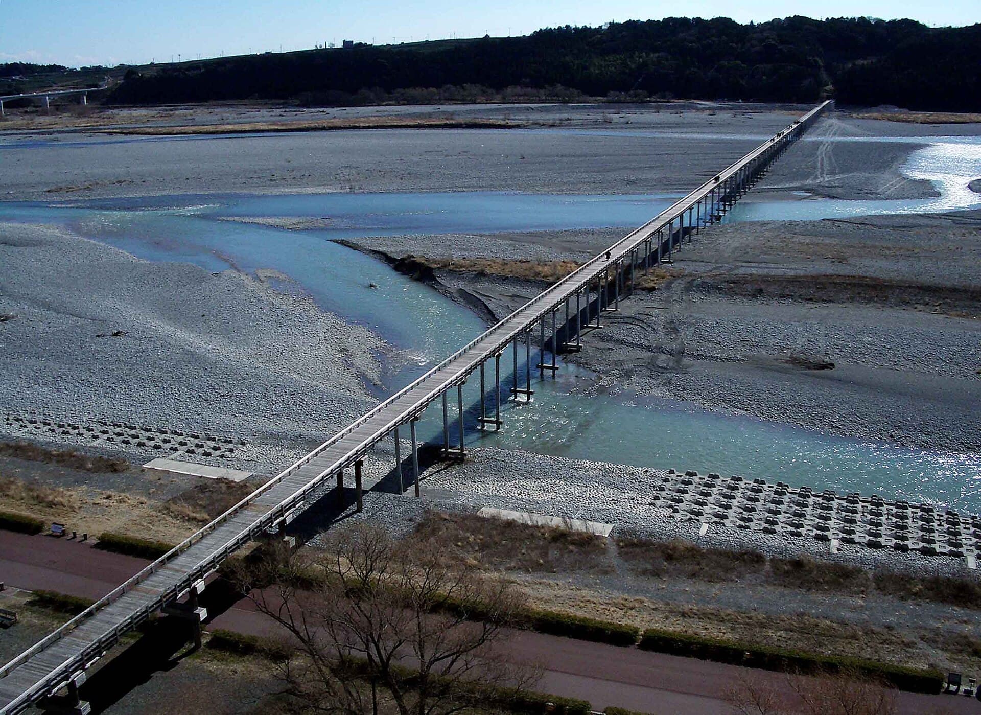 Hōrai Bridge, Shimada (Shizuoka)